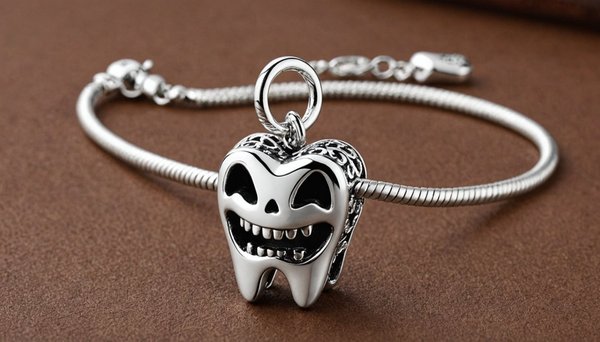 Delightful pandora tooth charm: a must-have for your bracelet!